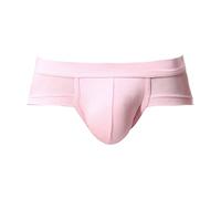 Cocila Mens Underwear Briefs Sexy See Through Men'S Solid Color U Shaped Waist Slimming Body Lounge Pants Lace Thong Y Fronts For Men Underpants Front Gym Jock Straps Panties High Knickers Pink