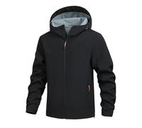Cocila New Men's Outdoor Down Jacket for Autumn and Winter Thickened with Fleece Soft Windproof Wear Sport Coat Mountaineering Heavy (Black, L) Black Trench Men Jackets Mens Parka Overcoat Pea