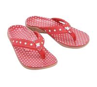 Cocila Quick-Dry Women's Flip Flops with Non-Slip Sole & Comfort Cushioning Europe and The States Color Women Earth Slope Large Size (Red, 6.5) 5 Pink Ladies Slippers 4 Pool Sliders Plastic