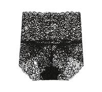 Cocila Seamless Knickers For Women High Waisted No Vpl Underwear Waist Mesh Briefs Solid Color Cotton Crotch (Black, Xxl) Size 16 Womens Brazilian Moisture Wicking Sexy Lingerie Set Tummy