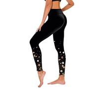 Cocila Sequin Joggers Women Super Stretchy Leggings Black Gym Leggings with Pockets Sherpa Lined Leggings Black Office Trousers Women Todays Deals of The Day Clearance Prime