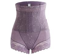 Cocila Shapewear Thong Tummy Control Women Bottom Lift Pants Anti-Chafing Shorts Plus Size for 24-26 Seamless Knickers Strapless Low Back Leggings Suck High Waisted Compression