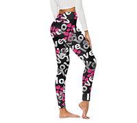 Cocila Sky Blue Leggings Women Tummy Tuck Leggings Womens Translucent Fleece Lined Winter Leggings Jogging Bottoms Elderly Women Comfy Black Trousers Women Deal of The Day
