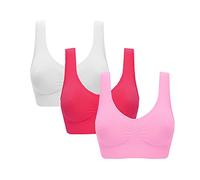 Cocila Sports Bras 1/2/3/5 Packs Plus Size Seamless Comfort Stretch Bra for Women Large Breasts Ultra-Thin Full Cup Yoga Bra Shapewear S-6XL
