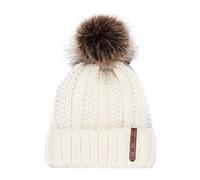Cocila Stripe Women's Windproof Fashion Wool Warm Solid Hat Thicken Cap Knit Baseball Caps Two Door Cinema Club (White, One Size) Red and White Bobble Ladies Beanie Hats for Women Snood Womens