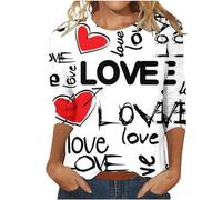 Cocila T Shirts for Women UK Women's Summer Round Neck Blouses Ladies Floral Print Going Out Tops Chic Short Sleeve Tunic Tops Plus Size Trendy Casual Fit Classic Basic Tee Holiday Pullover