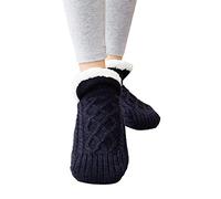 Cocila Thick Socks for Women Thermal Slippers Slipper Socks Thermal Floor For Women Indoor Socks Indoor Woven Non-Slip And Socks Velvet Socks Snap on 922261