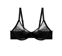 Cocila Thin Breathable Underwear for Women with Small Chest and Flat Showing Big Gathered Outward Expansion Anti Drooping No Bra Wire (Black, 38G) Comfort Nursing Bras Push Up Large Breasts 36Dd