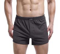 Cocila Todays Deals Anti+Chafing+Underwear+Mens Mens Hipsters Underwear Boxer Trunks For Men Multipack Mens Valentine Boxers Mens Pouched Underwear Warehouse Clearance Bargains Sale Grey