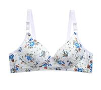 Cocila Todays Deals Support Bra Non Wired Seamless Bra Large Breasts Workout Sports Bra Women Running Bras for Women UK Wireless+Bras+for+Women Amazon Outlet Clearance UK Light Blue