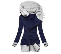 Cocila Todays Offers Special Deals 100 Percent Polyester Hoodie Coat Women Fashion Sweatshirt Solid Women's Coat Black Zip Hoodies Women White Hoodie Jackets Women Hoodies With Outlet Clearance Uk