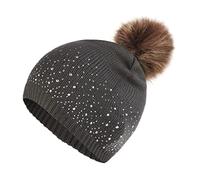 Cocila Todays Offers Special Deals Winter Hats Outdoor Solid Color Knitted Cotton Hat Running Sports Warm Knitted Hat Wool Large Cashmere Slouch Beanie Illuminated Beanie Hat Black of Friday Deals