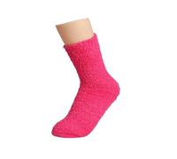 Cocila Trainer Socks For Men Women'S Solid Color 2 Pairs Plush Winter Thickened Floor Sleeping (Hot Pink, One Size) Ladies' Thick Womens 4-7 & Tights Ladies Black Size Navy Ankle Hiking Non