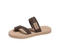 Cocila Unisex Slim Flip Flops,Women Ultra Lightweight Basic Thongs Rubber Soft Slide Beach Sandals A Mesh Breathable Footstool Flat Bottom Fish Mouth Casual Versatile Comfortable Drag (Brown, 6)