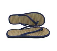 Cocila Unisex Slim Flip Flops,Women Ultra Lightweight Basic Thongs Rubber Soft Slide New Flops Rattan Ladies Japanese With Outside Wear Sandal Drag Flat Bottom Mat (Dark Blue, 6.5) Walking