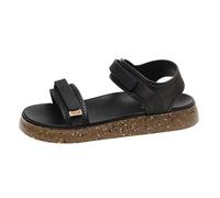 Cocila Walking Sandals Women'S Flat Classic Adjustable Double Strap With Cushioned Footbed For Summer Black, 5 Indian Wedge Women Uk Beaded Silver Womans Sandles Party Shoes Size 8 Comfort