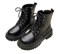 Cocila Wide Fit Block Heel Ankle Boots for Ladies Autumn And Winter New | Smooth Upper Plush Lining Stable Base Wedge Heel Generous Toe Box Soft Seasonal Footwear Work Wear Wipe Clean Timeless Style