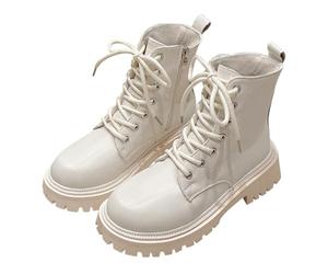 Cocila Wide Fit Block Heel Ankle Boots for Ladies Autumn And Winter New | Smooth Upper Plush Lining Stable Base Wedge Heel Generous Toe Box Soft Seasonal Footwear Work Wear Wipe Clean Timeless Style