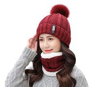 Cocila Winter Knit Warm Hats Scarf Gloves Set - Dual Purpose Windproof Ear Protection for Women and Men