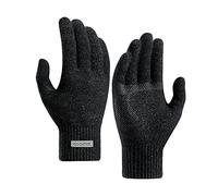 Cocila Winter Knitting Men'S Hook Pattern Warm Plush Riding Wool Gloves Mitten (D, Xl) Ladies Thermal Silver Raynauds Womens Fingerless Uk Gifts For Men Christmas Cashmere Women Long White Dress