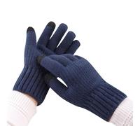 Cocila Winter Mens Warm And Thick Cold Proof Solid Color Screen Gloves Women Ski Water Men Wheel Mitt Airsoft Work Thermal Cycling Male Running Fleece Lined Lining Magic With Grip Black Phone