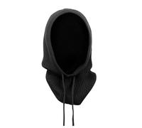 Cocila Winter Ski Knitted Hats Windproof Neck Ears Warmer Head Protector for Men Women Outdoor Large Mens Hat (Black, One Size) Women's Faux Fur Beanie Snood and Caps Brown Peruvian Ladies Black