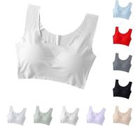 Cocila Wireless Bras for Women UK Stretch Comfort Valueweight Yoga Wirefree Bra with Removable Pads Sleep Yoga Daily Wear Lightweight S-3XL Running Sports Casual Quick Dry Womens Underwear and Bras