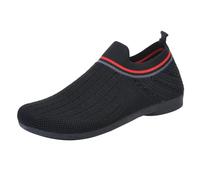 Cocila Women's Comfort Walking Shoes Spring and Autumn New Solid Colour Foreign Trade Within The of Lightweight Comfortable Elastic Mouth Casual (Black, 39) Orthopaedic for Women Trainers Size 6