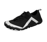 Cocila Womens Orthopedic Trainers with Arch Support Air Cushion and The Us Large Size Outdoor Five Fingers Hiking Mountaineering Shoes Non Couple Fitness Sports Tracing Wading Men's (Black, 4)
