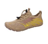 Cocila Womens Orthopedic Trainers with Arch Support Air Cushion Water Shoes Outdoor Multi Functional Couples' Set River Soft Indoor Fitness (Beige, 8) Slip On Women Knitted UK Steel Toe Cap Work