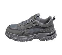 Cocila Womens Orthopedic Trainers with Arch Support Spring Summer Autumn and Winter Mesh Breathable Trendy All Thick Non Labor Casual Sports Shoes (Grey, 7.5) Women Ladies Work Size 9 Wide Fit