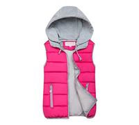 Cocila Women's Pink Sleeveless Longline Quilted Gilet Size 18-3XL Winter Coat