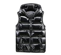 Cocila Womens Plus Size Waistcoat Lightweight Quilted Body Warmer Hooded Gilets Bodywarmer Winter Zipper Padded Warm Coat Thicken Sleeveless Down Jacket Zip Up Winter Vest with Pockets S-4XL