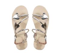Cocila Womens Sandals Women'S Summer Oversized Slippers One Love Beach Silver, 5 Sling Back For Women Uk Ladies Slip On Swollen Feet Flat Beige Shoes Size 6 Prom Heels Lace Up Greek Style