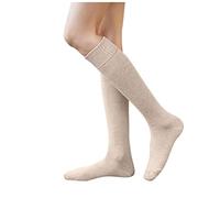 Cocila Women'S Socks Adult Casual Soft Carpet Warmth Winter Stockings Calf Grape Knee High (Beige, One Size) Sport Women Ballet Boat & Deck Shoes 6-8 Ladies White Non Elastic For Womens Walking