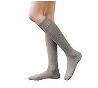 Cocila Women'S Socks Adult Casual Soft Carpet Warmth Winter Stockings Calf Grape Knee High (Khaki, One Size) White Trainer Womens 4-7 Cotton For Women & Tights Ladies Gentle Grip Swollen Feet