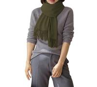 Cocila Women'S Solid Color Scarves For Autumn And Winter With A Versatile Like Feel Tassels Style Warm Suitable As Neck Warmer Blanket Scarf Women Snoods Men Dark Purple Gifts Birthday Girls