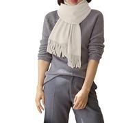 Cocila Women'S Solid Color Scarves For Autumn And Winter With A Versatile Like Feel Tassels Style Warm Suitable As Neck Warmer Blanket Scarf Women Snoods Men Dark Purple Gifts Birthday Girls