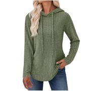 Cocila Womens Sweaters Ribbed V Neck Pullover Sweatshirts For Fall Outfits Casual Tops Ladies Hooded Jacket Women'S Hoodies Zip Up Hoodie Women Sweatshirt Long Double Cream Black Cardigan Red