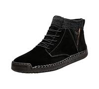 Cocila Womens Trainers with Arch Support Non Slip Work Shoes British Large Casual Suede Handmade Foreign Trade Sports (Black, 8.5) for Women Lightweight Ladies Size 6 4 White Trainer Polish