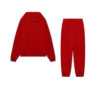 Cocila Y2k Navy Hoodies for Women UK Plus Size Solid Casual Tracksuits Black Sweatshirt Drawstring Suit Long Sleeves Trousers 2PC Set Christmas Essentials Red Zip up Pullover Clothes Sale Clearance