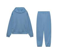 Cocila Y2k Navy Hoodies for Women UK Plus Size Solid Casual Tracksuits Black Sweatshirt Drawstring Suit Long Sleeves Trousers 2PC Set Christmas Essentials Red Zip up Pullover Clothes Sale Clearance