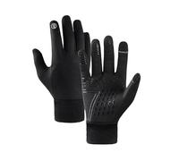 Cocila Yobenki Warm Winter Gloves Anti Touchscreen Windproof And Water Running Thermal Cold Weather Cycling For Men Women Walking Riding Mittens Hand Warmers Sailing Sports Gardening Large Black