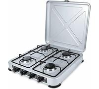 COCINA A GAS PROMIS KG400S PLATA 4 FUEGOS