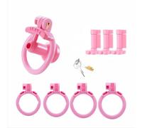 Cock Cage Chastity Plastic for Men, Lightweight Cock Lock Device, Male BDSM Bondage Couples Intimate Play Accessory Belt Resin