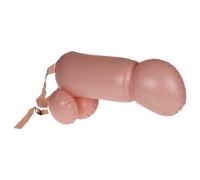 Cock Fighting - inflatable strap-on dildo (flesh-coloured)
