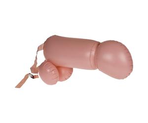 Cock Fighting - Inflatable Strap-On Penis (Natural)