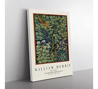 Cock Pheasant By William Morris Exhibition Museum Painting Canvas Wall Art Print Ready to Hang, Framed Picture for Living Room Bedroom Home Office Décor, 50x35 cm (20x14 Inch)