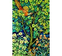 Cock Pheasant - William Morris - Notebook: 120 Lined Pages 6" x 9" Journal Diary Notepad