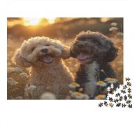 Cockapoo 1,000 Piece Puzzle For Adults | Jigsaw Puzzle with Premium & Durable Pieces with Precise Interlocking Design for Stress Relief 1000pcs (75x50cm)